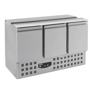 Refrigerated Saladette GN 1/1 - 3 Doors - CombiSteel: Optimal preparation of ingredients