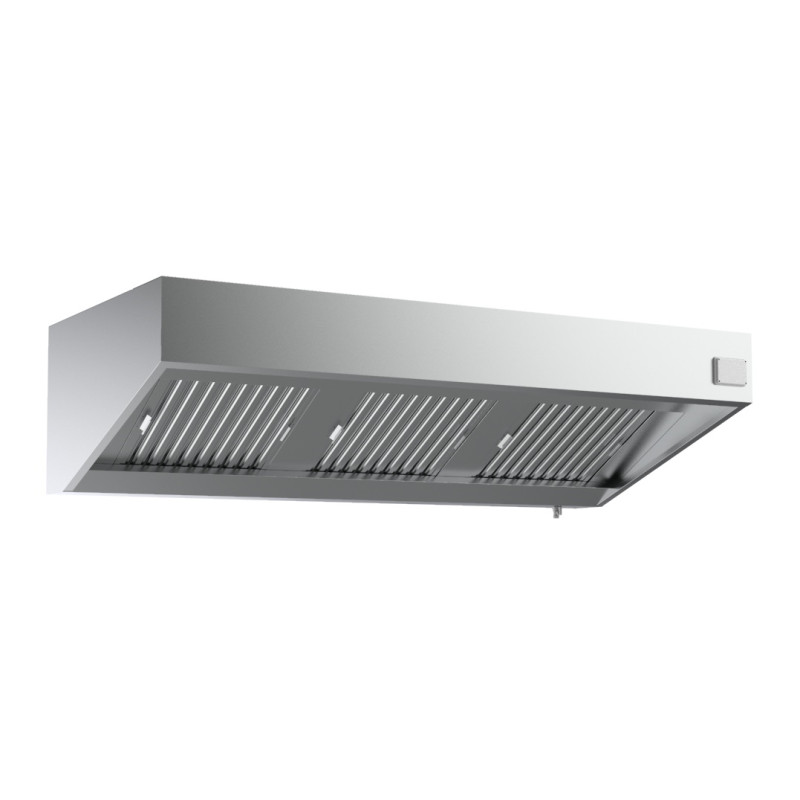 Complete Wall Hood - 1000 mm - With Motor, LED, and Dimmer - CombiSteel