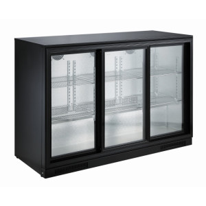 Achterbar Koelkast met 3 Schuifdeuren - 298 L - CombiSteel