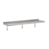 Stainless Steel Wall Shelf with Support - L 1800 x D 300 mm - CombiSteel