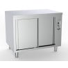 Stainless Steel Warming Cabinet with 2 Sliding Doors - L 1400 x D 700 mm - CombiSteel