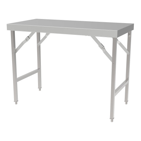 Folding Stainless Steel Table - L 1200 x D 700 mm - CombiSteel