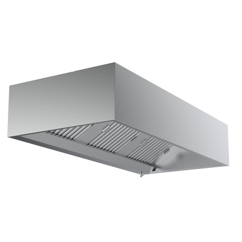 Diepe Kubus Afzuigkap Diepte 950 met Led - Lengte 1000 mm - CombiSteel Diepe Kubus Afzuigkap Diepte 950 met Led - Lengte 1000 mm - CombiSteel