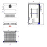 Achterbar Koelkast met 1 Draaideur - 138 L - CombiSteel