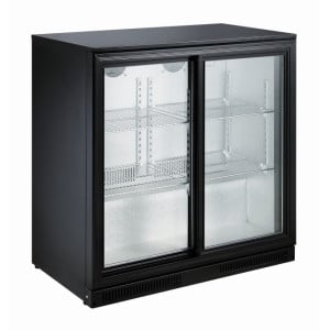 Refrigerated Back Bar with 2 Sliding Doors - 198 L - CombiSteel