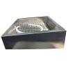 Inclined Crushed Ice Bin with Side Drain - GN 1/1 in Stainless Steel