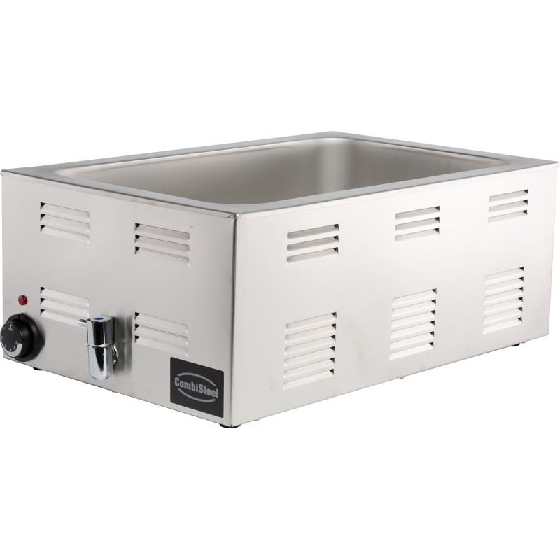 Bain-Marie met Aftapkraan - GN 1/1 | CombiSteel: Homogene en betrouwbare verwarming