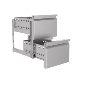 Block 2 Schubladen Monoblock CombiSteel | Optimierte Kühllagerung