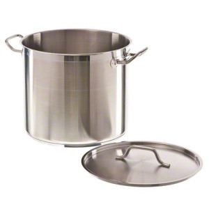 Marmite en Inox avec Couvercle - ø 36 cm - 22 L - CombiSteel