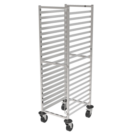 Clearing Trolley with Trays - 600 x 400 - CombiSteel