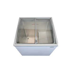 198 L Glass Chest Freezer CombiSteel Professional