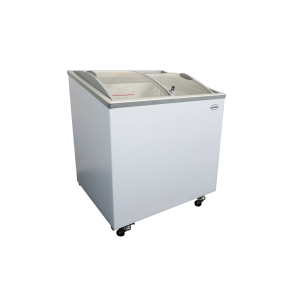 198 L Glass Chest Freezer CombiSteel Professional