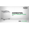 198 L Glass Chest Freezer CombiSteel Professional