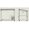 Glass Chest Freezer 297L CombiSteel - Quick view and environmentally friendly