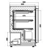 Mini Koelkast Negatief Wit - 129 L - CombiSteel