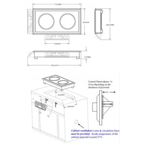 Drop-In Induction Cooktop 2 Zones Combisteel - Exceptional performance