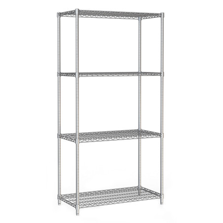 4-Level Detachable Shelf - CombiSteel - 900x450 mm