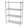 4-Tier Detachable Shelf - L 1000 x D 500 mm - CombiSteel