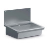 Evier Inox avec Bouchon de Vidange et Couvecle Anti-éclaboussures - L 600 x P 468 mm - CombiSteel