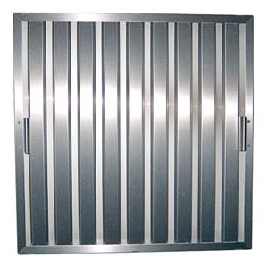 Lamella Filter for Range Hood - 82 x 356 mm - CombiSteel