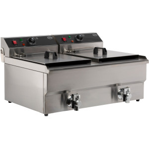 Electric Deep Fryer to Place - 2 x 10 L - CombiSteel