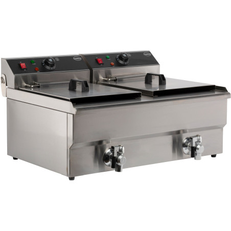 Electric Deep Fryer to Place - 2 x 10 L - CombiSteel