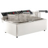 Professionele Elektrische Friteuse 2 x 6 L - CombiSteel