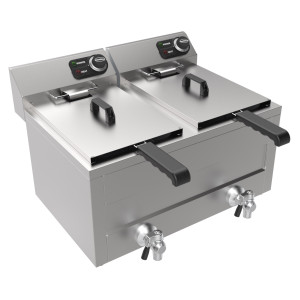 Friteuse Electrique Professionnelle - CombiSteel 2x 8L 2x 3000W