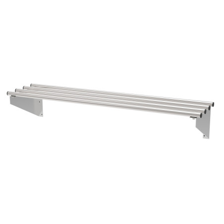 Barred Wall Shelf with Brackets - L 1500 x D 300 mm - CombiSteel