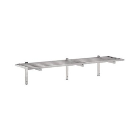 Barred Wall Shelf with Support - L 1800 x D 300 mm - CombiSteel