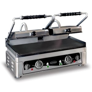 Grill Panini Double - Smooth and Grooved Plates - CombiSteel