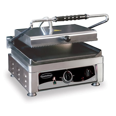 Simple CombiSteel Panini Grill - Professional Smooth and Grooved Plates