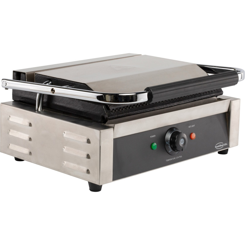 Grill Panini Contact Simple Plaques Geribbeld CombiSteel