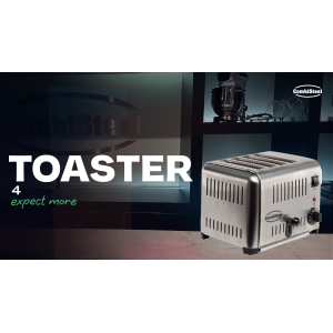 Professioneller Toaster 4 Schlitze CombiSteel - Fourniresto