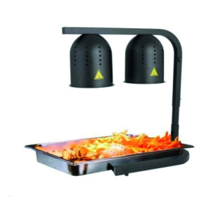 French Fry Warmer with 2 Lamps - CombiSteel