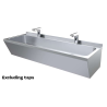 Double Stainless Steel Sink CombiSteel 1200x425x165 mm - Professional Kitchen