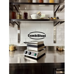 Professional electric waffle maker - CombiSteel 2 Waffles