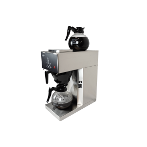 CombiSteel Kaffeemaschine mit 2 Kannen - 1,8 L | Professionell aus Edelstahl