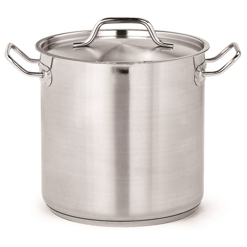 Professional stainless steel pot with lid - 25L - CombiSteel