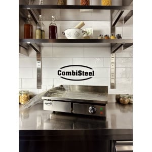 Plancha Elektrisch Glad - Roestvrij Staal AISI 430 - 73 cm Combisteel