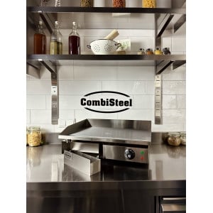 Plancha Elektrisch Glad - Roestvrij Staal AISI 430 - 73 cm Combisteel