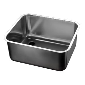 Professional Rectangular Sink - Stainless Steel AISI 304 - CombiSteel