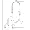 Douchette Vaatwasser Bi-Gat CombiSteel - Professionele efficiëntie