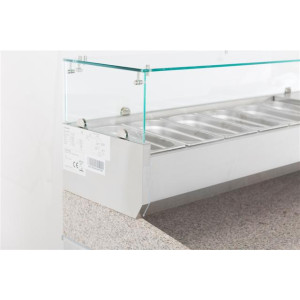 Refrigerated Saladette to Place - 6 GN 1/3 - CombiSteel | Static Cooling & Stainless Steel