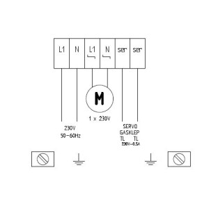 Régulateur de Vitesse 1 Phase pour Hotte - 9 Amp Combisteel