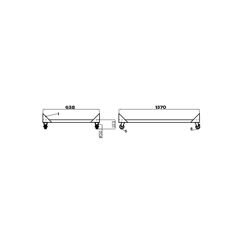 Support Salades 3 Portes CombiSteel - Efficient & Robust