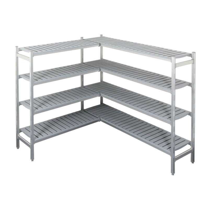 Hoekrek voor Koelcel 1500 x 2400 x 2010 mm - L 1235 x D 450 mm - CombiSteel Hoekrek voor Koelcel 1500 x 2400 x 2010 mm - L 1235 x D 450 mm - CombiSteel