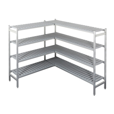 Hoekrek voor Koelcel 1500 x 2400 x 2010 mm - L 1235 x D 450 mm - CombiSteel