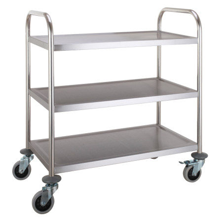 Chariot Inox 3 Niveaux Démontable | CombiSteel - Robuste et pratique