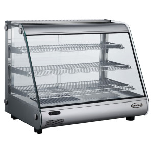 Vitrine Chauffante Professionnelle CombiSteel - 160 L en Acier Inoxydable